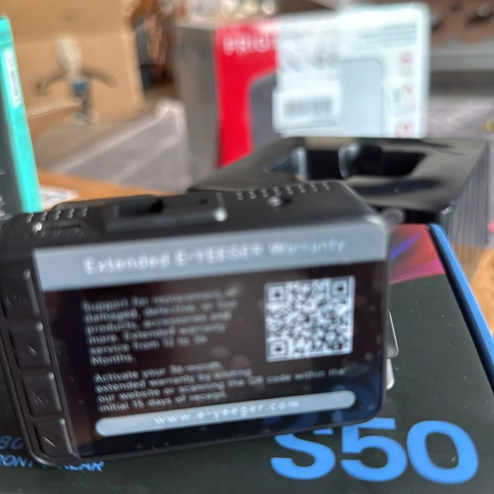S50 Dash Cam with 2.5K QHD and 1080P - Black